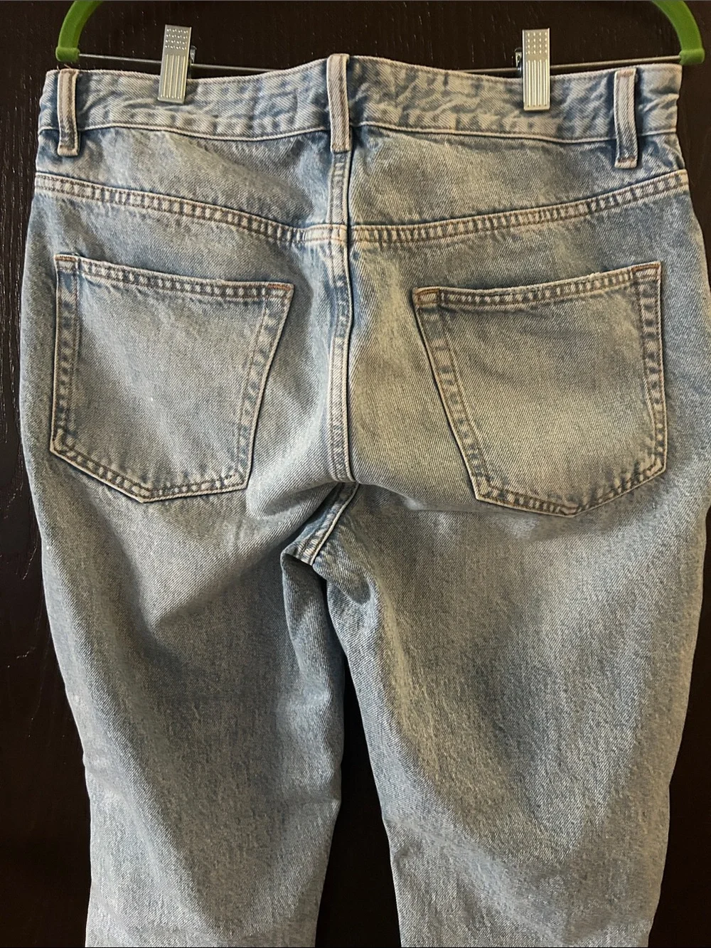 Zara Light Wash 32/26 Men’s Classic Straight Button Front Closure Jeans